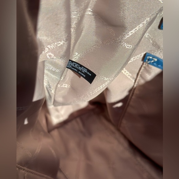 Michael Kors Blue Satchel Leather Purse - Picture 12 of 13